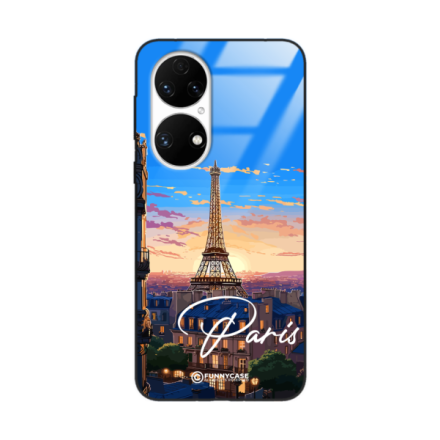 Etui Black Case Glass do HUAWEI P50 SUMMER PARADISE ST_PAR104