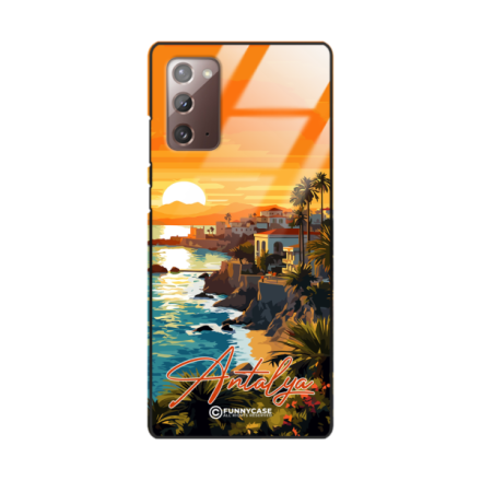 Etui Black Case Glass do SAMSUNG GALAXY NOTE 20 SUMMER PARADISE ST_PAR101