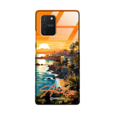 Etui Black Case Glass do SAMSUNG GALAXY S10 LITE SUMMER PARADISE ST_PAR101