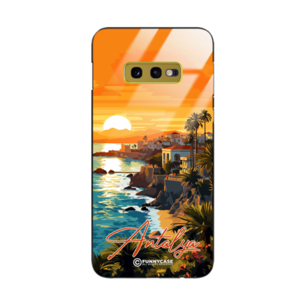 Etui Black Case Glass do SAMSUNG GALAXY S10E SUMMER PARADISE ST_PAR101