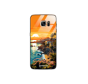 Etui Black Case Glass do SAMSUNG S7 EDGE SUMMER PARADISE ST_PAR101