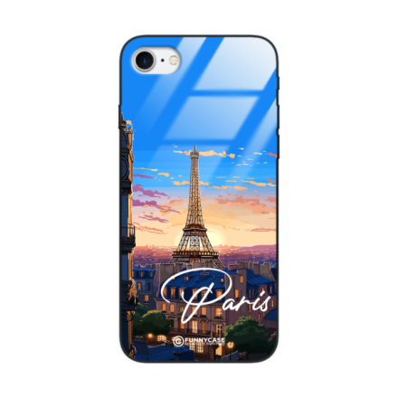 Etui Black Case Glass do IPHONE 7 SUMMER PARADISE ST_PAR104