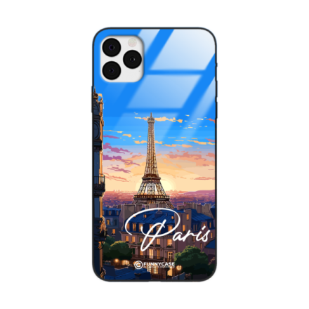 Etui Black Case Glass do IPHONE 11 PRO SUMMER PARADISE ST_PAR104