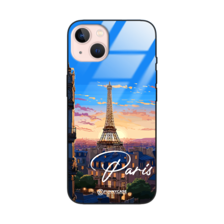 Etui Black Case Glass do IPHONE 13 SUMMER PARADISE ST_PAR104