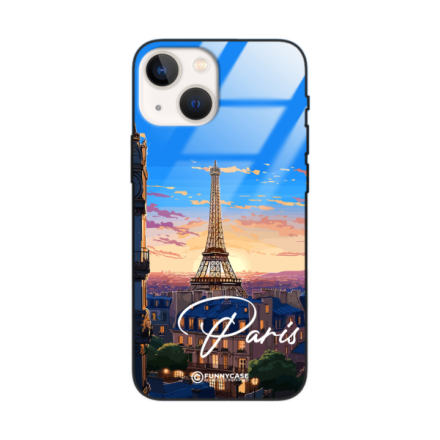 Etui Black Case Glass do IPHONE 13 MINI SUMMER PARADISE ST_PAR104