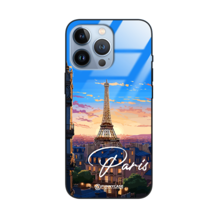 Etui Black Case Glass do IPHONE 13 PRO SUMMER PARADISE ST_PAR104