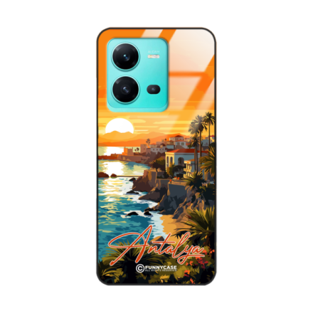 Etui Black Case Glass do VIVO V25 5G SUMMER PARADISE ST_PAR101