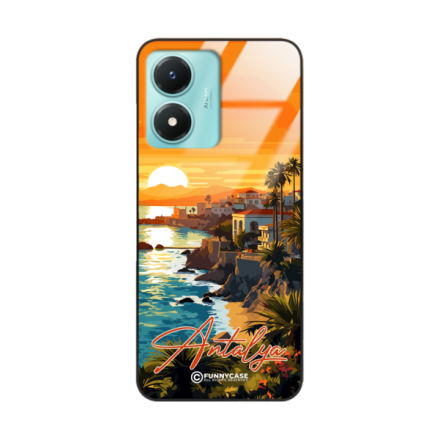 Etui Black Case Glass do VIVO Y02S SUMMER PARADISE ST_PAR101