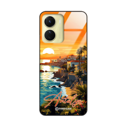 Etui Black Case Glass do VIVO Y16 SUMMER PARADISE ST_PAR101