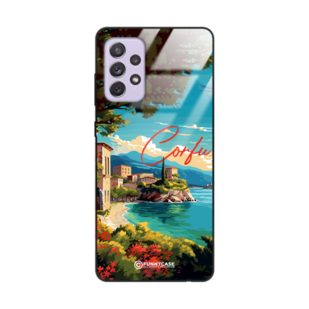 Etui Black Case Glass do SAMSUNG A72 SUMMER PARADISE ST_PAR102