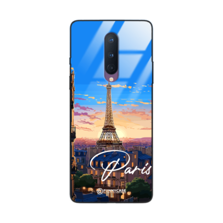 Etui Black Case Glass do ONEPLUS 8 SUMMER PARADISE ST_PAR104