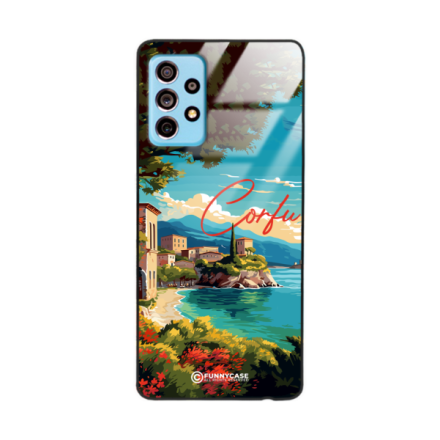 Etui Black Case Glass do SAMSUNG A73 5G SUMMER PARADISE ST_PAR102