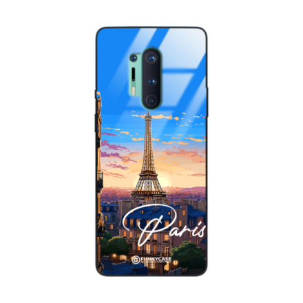 Etui Black Case Glass do ONEPLUS 8 PRO SUMMER PARADISE ST_PAR104