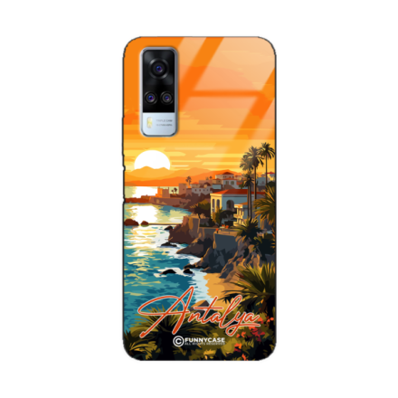 Etui Black Case Glass do VIVO Y51 2020 SUMMER PARADISE ST_PAR101