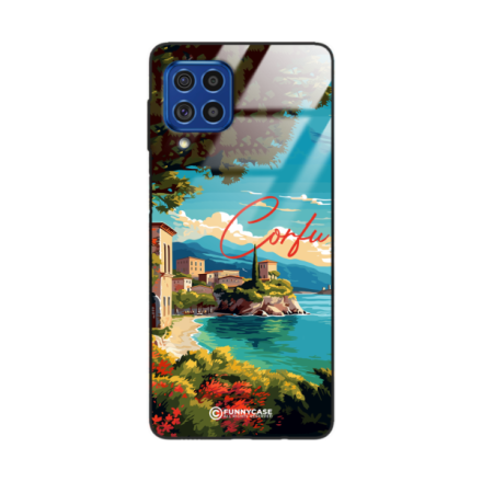 Etui Black Case Glass do SAMSUNG F62 SUMMER PARADISE ST_PAR102