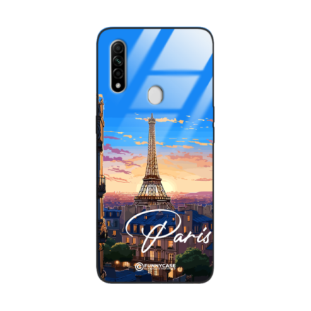 Etui Black Case Glass do OPPO A8 SUMMER PARADISE ST_PAR104