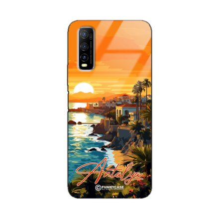 Etui Black Case Glass do VIVO Y70S SUMMER PARADISE ST_PAR101