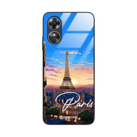 Etui Black Case Glass do OPPO A17 SUMMER PARADISE ST_PAR104