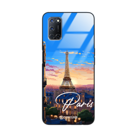 Etui Black Case Glass do OPPO A52 SUMMER PARADISE ST_PAR104