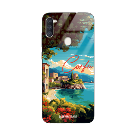 Etui Black Case Glass do SAMSUNG GALAXY A11 SUMMER PARADISE ST_PAR102