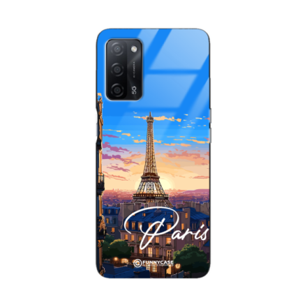 Etui Black Case Glass do OPPO A55 SUMMER PARADISE ST_PAR104