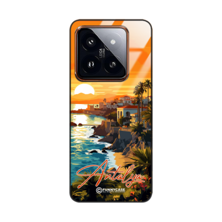 Etui Black Case Glass do XIAOMI 14 PRO SUMMER PARADISE ST_PAR101