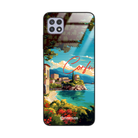 Etui Black Case Glass do SAMSUNG GALAXY A22 5G SUMMER PARADISE ST_PAR102