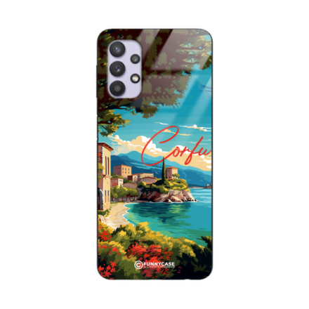 Etui Black Case Glass do SAMSUNG GALAXY A32 5G SUMMER PARADISE ST_PAR102