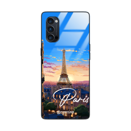 Etui Black Case Glass do OPPO RENO 4 PRO SUMMER PARADISE ST_PAR104