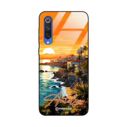 Etui Black Case Glass do XIAOMI MI 9 SE SUMMER PARADISE ST_PAR101