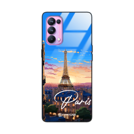 Etui Black Case Glass do OPPO RENO 5 PRO 5G SUMMER PARADISE ST_PAR104