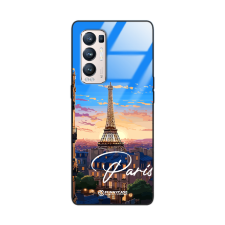 Etui Black Case Glass do OPPO RENO 5 PRO PLUS SUMMER PARADISE ST_PAR104