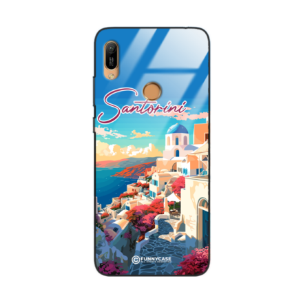 Etui Black Case Glass do HUAWEI Y6 PRIME 2019 SUMMER PARADISE ST_PAR105