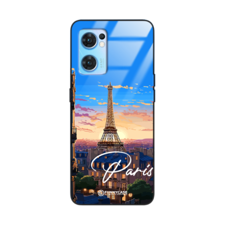 Etui Black Case Glass do OPPO RENO 7 SE SUMMER PARADISE ST_PAR104