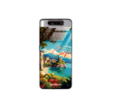 Etui Black Case Glass do SAMSUNG GALAXY A80 SUMMER PARADISE ST_PAR102