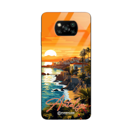 Etui Black Case Glass do XIAOMI POCO X3 SUMMER PARADISE ST_PAR101