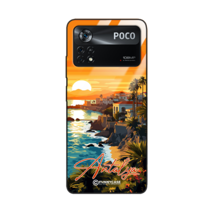 Etui Black Case Glass do XIAOMI POCO X4 PRO 5G SUMMER PARADISE ST_PAR101