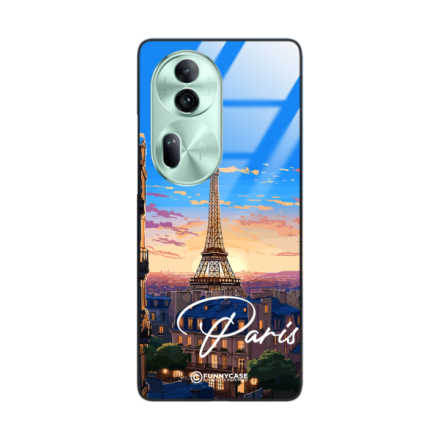 Etui Black Case Glass do OPPO RENO 11 5G SUMMER PARADISE ST_PAR104