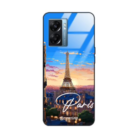 Etui Black Case Glass do OPPO RENO K10 5G SUMMER PARADISE ST_PAR104