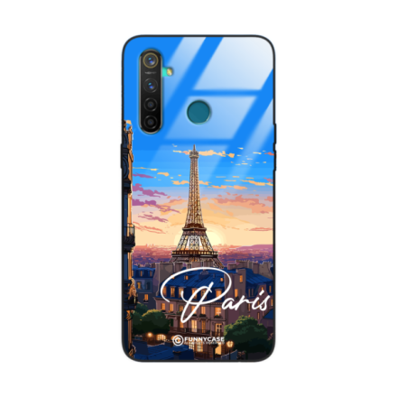 Etui Black Case Glass do REALME 5 SUMMER PARADISE ST_PAR104