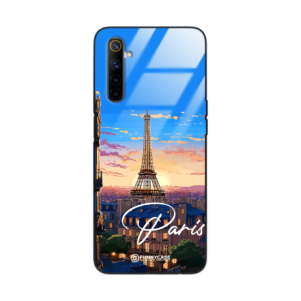 Etui Black Case Glass do REALME 6 SUMMER PARADISE ST_PAR104