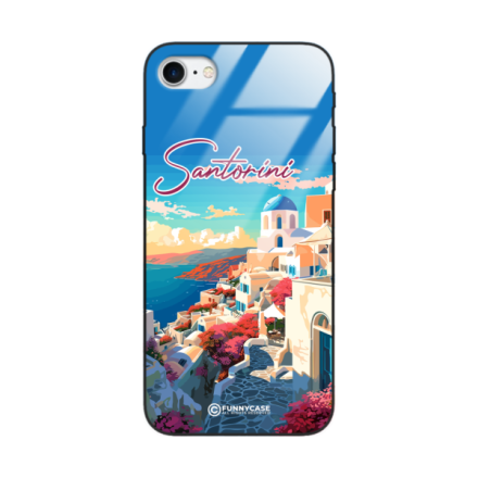 Etui Black Case Glass do IPHONE 7 SUMMER PARADISE ST_PAR105