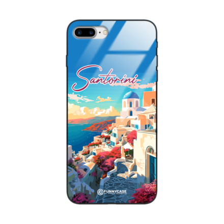 Etui Black Case Glass do IPHONE 7 PLUS SUMMER PARADISE ST_PAR105