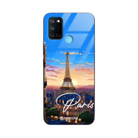 Etui Black Case Glass do REALME 7I SUMMER PARADISE ST_PAR104