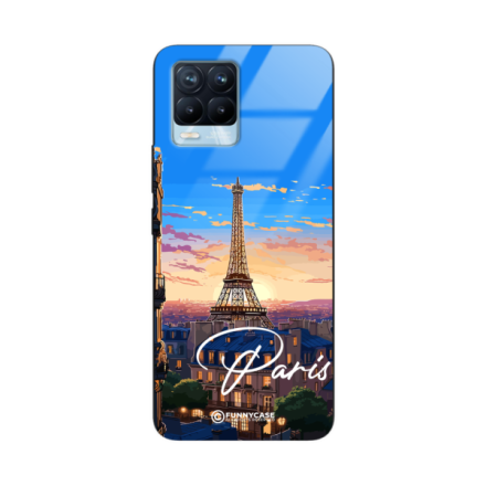 Etui Black Case Glass do REALME 8 SUMMER PARADISE ST_PAR104