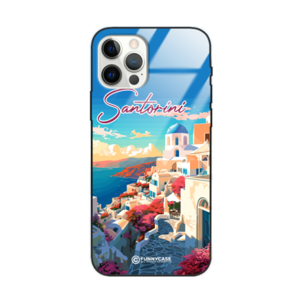 Etui Black Case Glass do IPHONE 12 PRO SUMMER PARADISE ST_PAR105