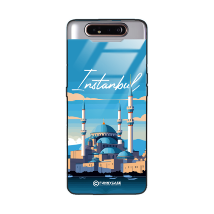 Etui Black Case Glass do SAMSUNG GALAXY A80 SUMMER PARADISE ST_PAR103