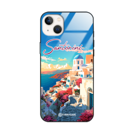 Etui Black Case Glass do IPHONE 14 PLUS SUMMER PARADISE ST_PAR105