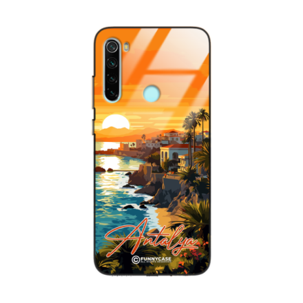 Etui Black Case Glass do XIAOMI REDMI NOTE 8 SUMMER PARADISE ST_PAR101