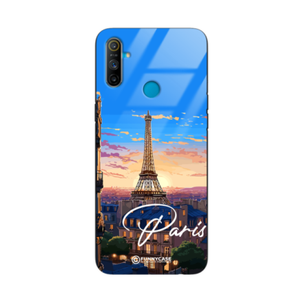 Etui Black Case Glass do REALME C3 SUMMER PARADISE ST_PAR104